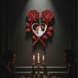 Roses of Love - Customizable Wall Decor Frame