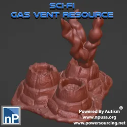 Sci-Fi Gas Vent Resource Free 3D Print Model in Game Accessories 631645