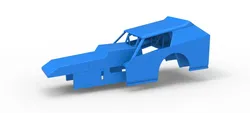 Shell of Vintage Dirt Modified stock car Version 8 Scale 1 to 25 3D Print Model in Vehicle 632428