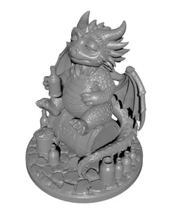 Tipsy Tavern Dragon STL File 3D Print
