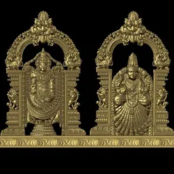 Tirupati Balaji with Goddess Padmavati