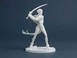 Zoey K-Pop Demon Hunters 3D Model - Free 3D Print Model
