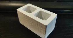1/10 Scale Miniature Cinderblock Mold