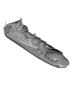 1/1250 Scale Russian Arktika Project 22220 Icebreaker.stl