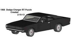 1968  Dodge Charger RT 3D Puzzle