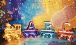 Alphabet Letter Train 🚂 Modular Uppercase A–Z (Commercial Use Allowed)