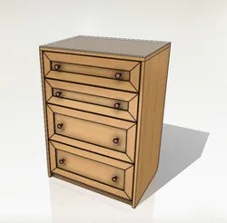 Chest of drawers 01