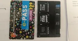 Credit Card size SD/microSD card holder