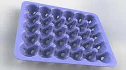 Creo Parametric: egg tray