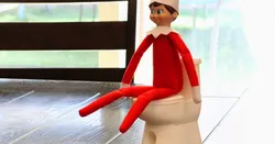 Elf on the Shelf Toilet & Candy Dispenser