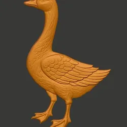Embossed goose (goose)