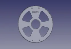 eSUN Spool Adapter for Qidi Q2 Combo (Serrated Anti-Slip Version)