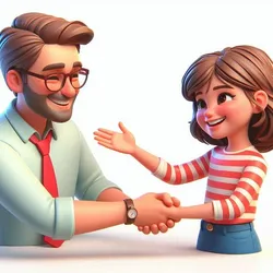 Father And Daughter Love Fathers Day Special Sculpture Figurine