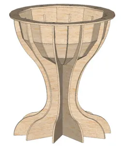 Large Planter Pot 3D Puzzle
