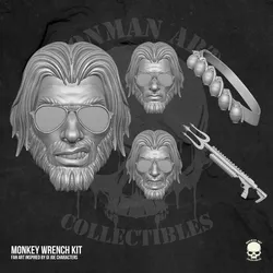 Monkey Wrench Kit STL Files for Action Figures