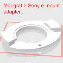 Morigraf (Kinoptik, Panchro) lens to Sony E-mount adapter