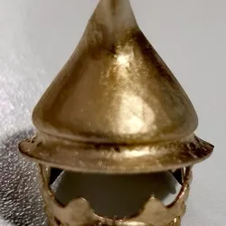 Playmobil (No Hair) Phrygian Greek Helmet (chin mask type)