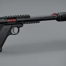 Ruger Mark IV Tactical 3D model