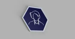 Sanjay Mortimer E3D Founder Commemorative Hex Tile
