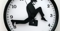 Silly Walks Clock