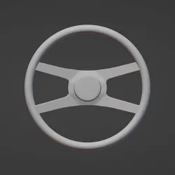 Steering Wheel fits Chevrolet Camaro 1970-1981 – STL Scale Model Kit (1:24 / 1:18 / 1:12)