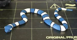 Striped snake (multi-material remix)