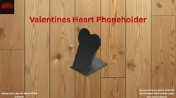 valentines heart phone holder