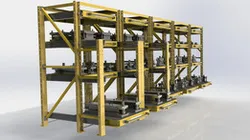 Warehouse rack for storing molds and stamps!