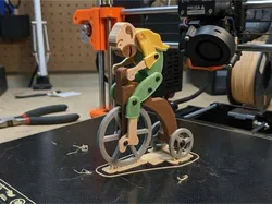 3D printer bestanden | 3MF | Mechanical Cyclist Automata