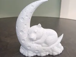 Creality Cloud | Sleeping Capybara on Crescent Moon | ملفات الطابعة ثلاثية الأبعاد