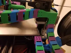 Extruder X Axis Cable Chain Mount: FATTY REMIX