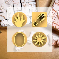 Fișiere pentru imprimante 3D | Fișier 3MF | Free Ceramic Clay Stamp Sample (4 pcs, 20 mm)
