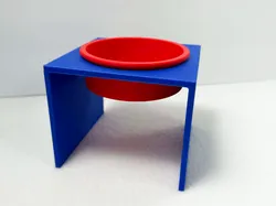 Fișiere pentru imprimante 3D | Fișier 3MF | Pet bowl with stand