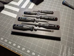 Gridfinity for Quinn screwdrivers