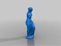 mid low poly Venus de Milo (aphrodite of milo)