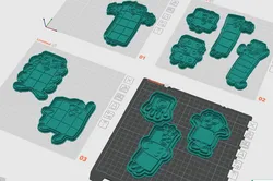 Numberblocks Cookie/Clay Cutters and Stamps
