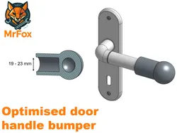 Optimised door handle bumper - with internal structure