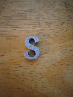Small Letter S