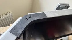 Template to help align monitors at 45/60 degrees to each other.