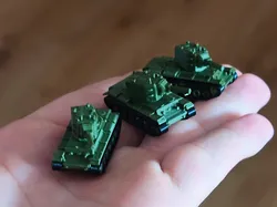 Tiny KV-2 soviet tank model