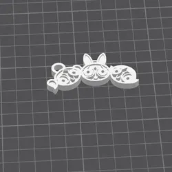 3D printer bestanden | 3MF | Chicas super poderosas Llavero