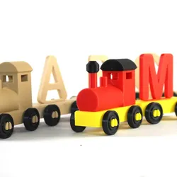 3D printer bestanden | 3MF | Letter Train - Customizable Alphabet