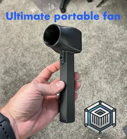 Blow your friends away with this 18650 battery powered handheld fan!