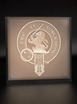 Clan Farquharson Crest Badge Lithophane