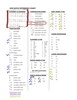 Grade 2 Braile Flashcards