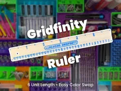 Gridfinity Ruler (6 Units Long)