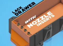 (LEGACY) Lack Drawer With Nozzle Inserts