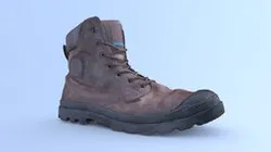 Palladium leather boots scan