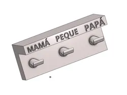 Percheros Mascarillas con Balda para Desinfectante