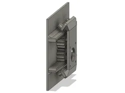 rack and pinion style 3d printer bed